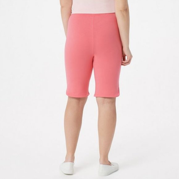 Denim & Co French Terry Pull-On Shorts 11" Inseam - Picture 2 of 3